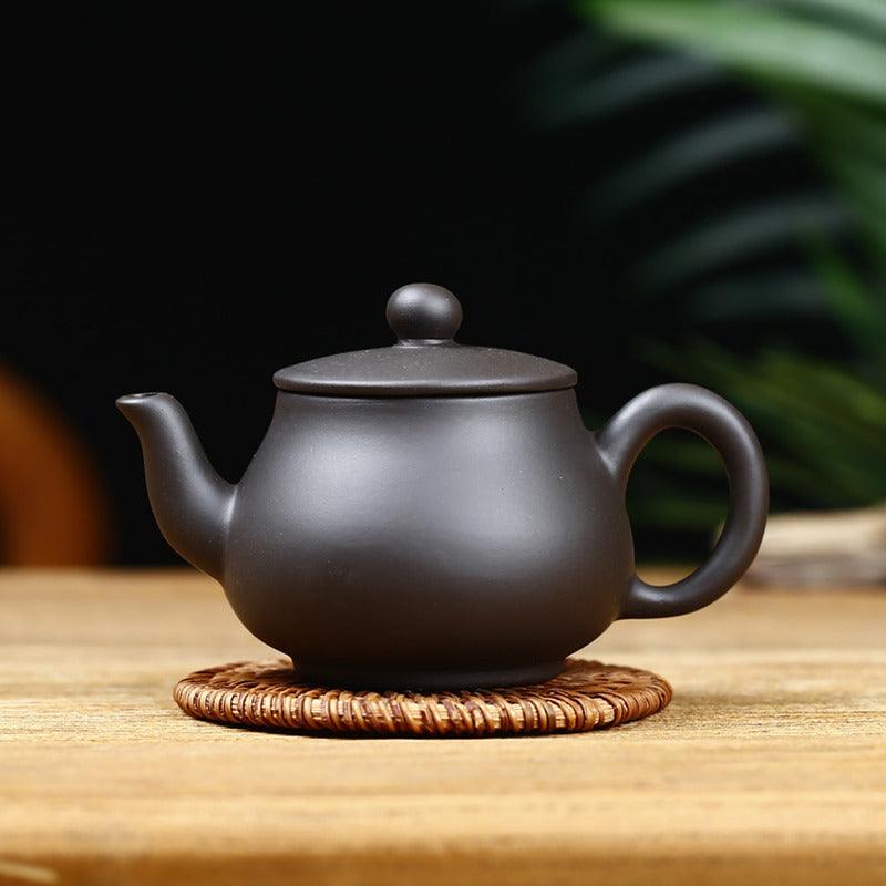 Chinese Red Clay Teapot Jolly Belly 180ml Yixing Art Tea
