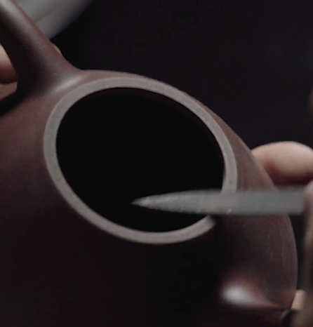 The Craftsmanship of Purple Clay Teapot Firing