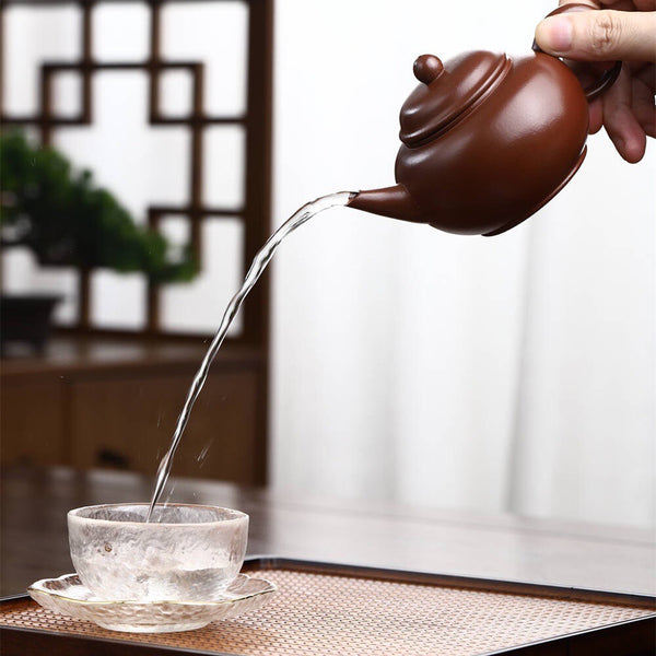 Purple Sand Teapot Dragon Kung Fu Tea Set