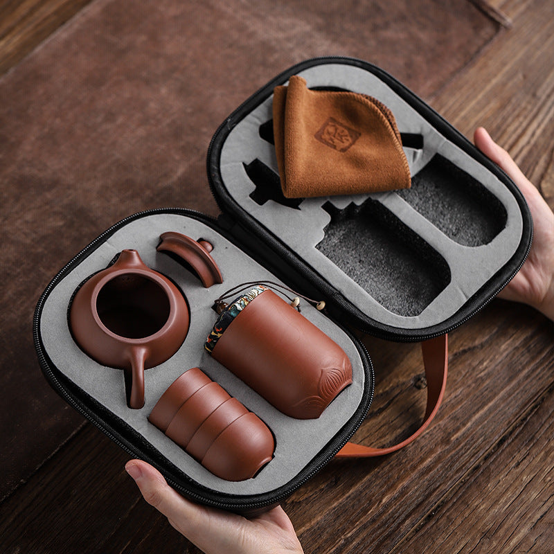 Tea Set for Adults | Chinese Purple Clay Tea Set for Sale