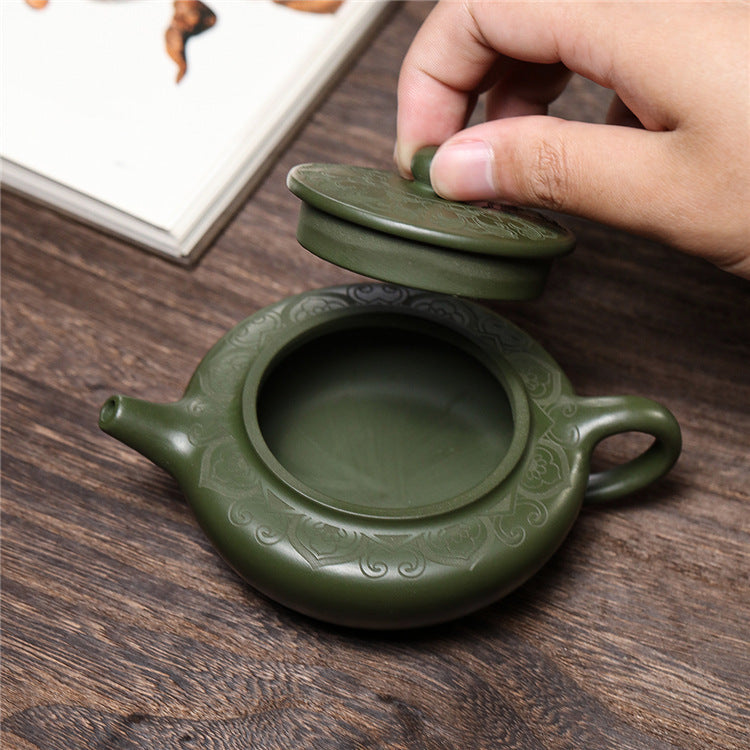 Emerald Dewdrop Yixing Green Clay Teapot | 170cc – Yixingteaart