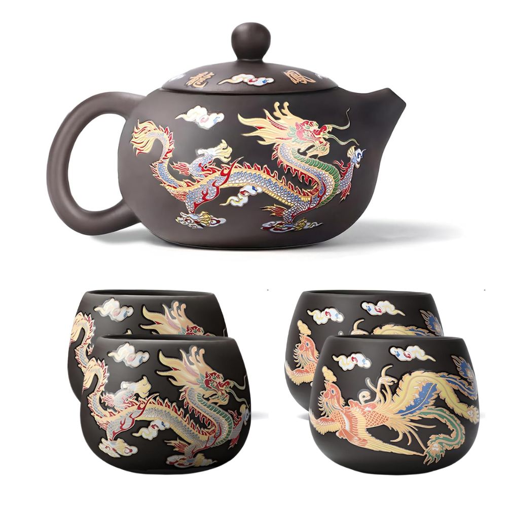 Feng Ming Yixing Zisha Teapot Set – Yixingteaart