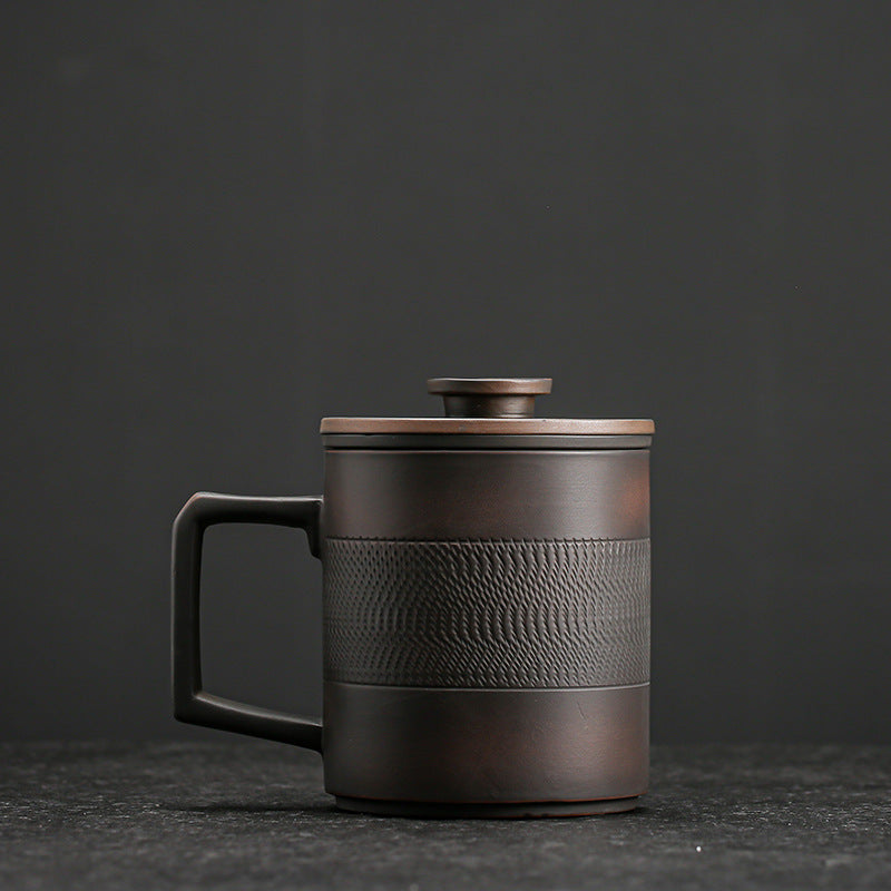 Tea Mug with Lid | Orchid StreamSavor Mug – Yixingteaart